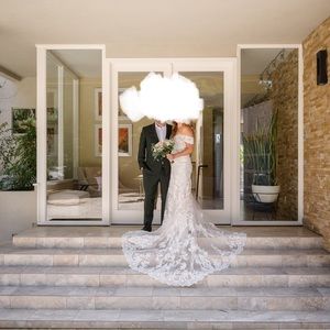 Like new Morilee wedding gown with detachable sleeves for half price!